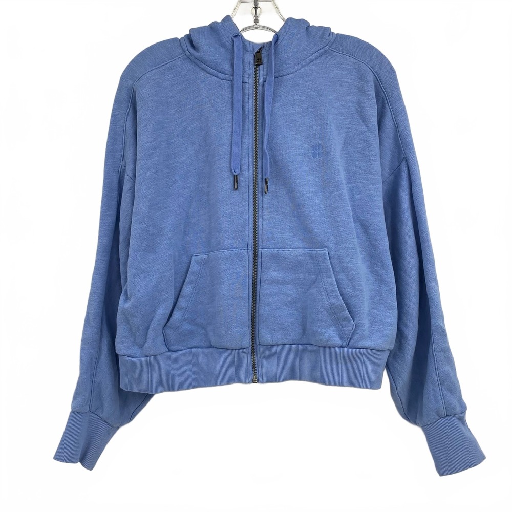 Sweaty Betty Blue Zip-Up Hoodie | Womens M